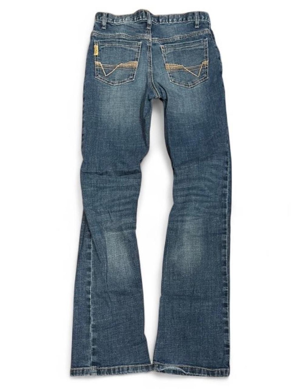 Y2K Cinch Western Embroidered Low Rise Bootcut Jeans